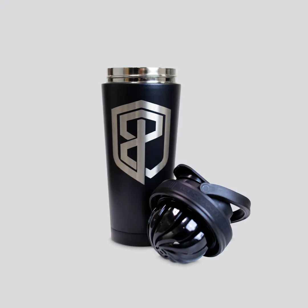 Born Primitive Ice Shaker Bottle (Black)