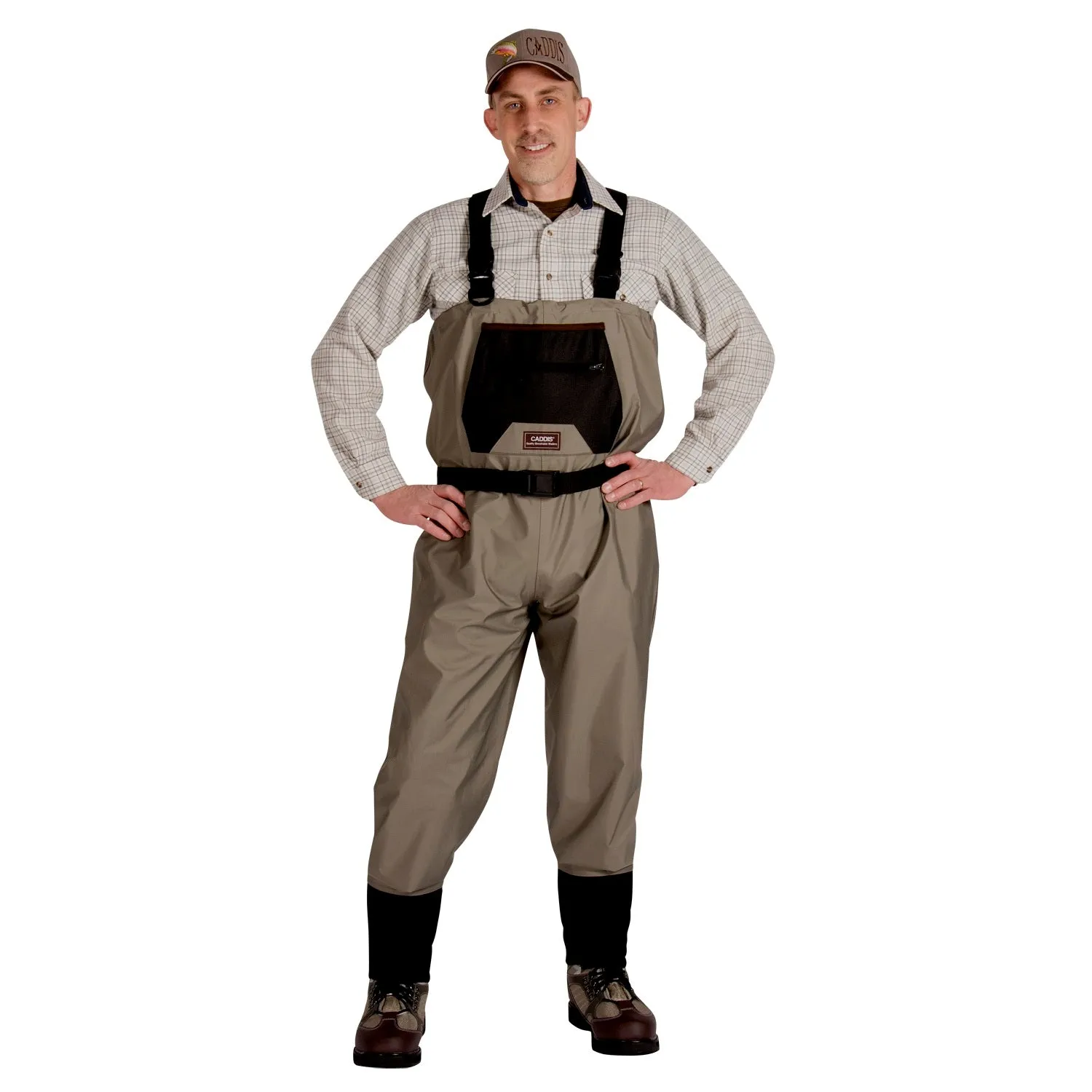 Caddis Men's Breathable Stockingfoot Waders - Medium Tan