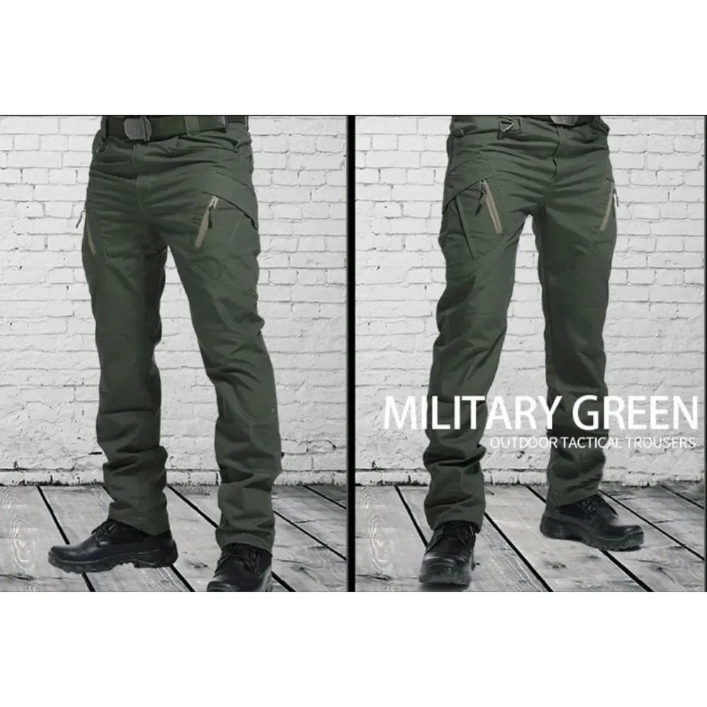 Cargo trousers for men - Durable tactical trousers with pockets, outdoor style