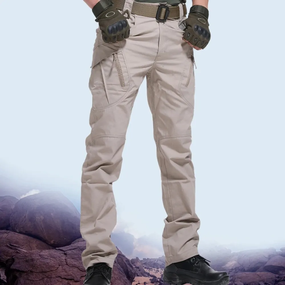 Cargo trousers for men - Durable tactical trousers with pockets, outdoor style