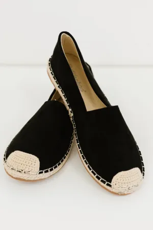 Casual Black Espadrille Shoes