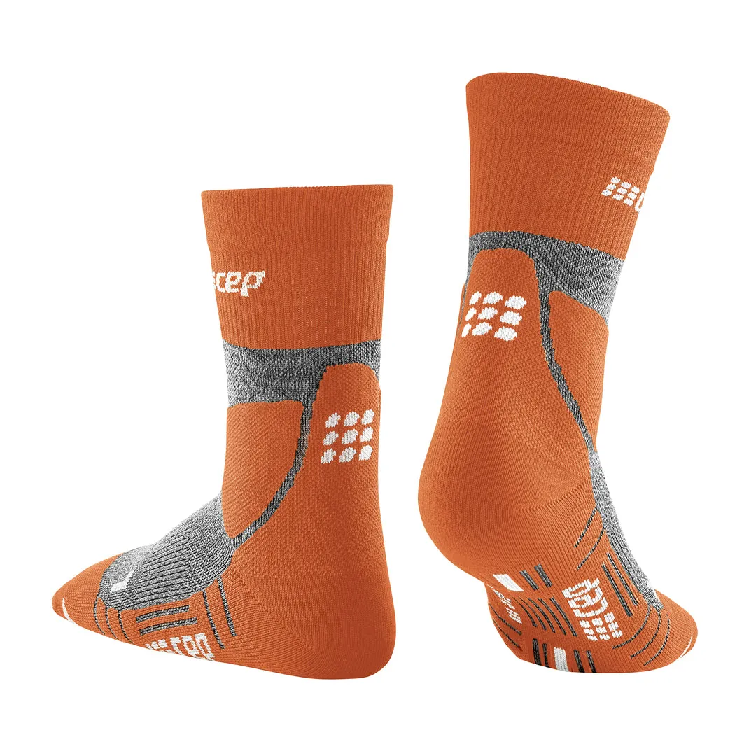 CEP Men's Hiking Merino Mid-Cut Socks - Sunset/Grey ( WP3CB4 )