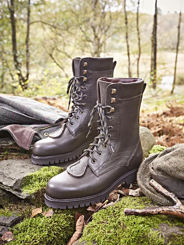 Chestnut Grain leather 9 " Hiking and Walking Boot - Ladies - Marsh Harrier