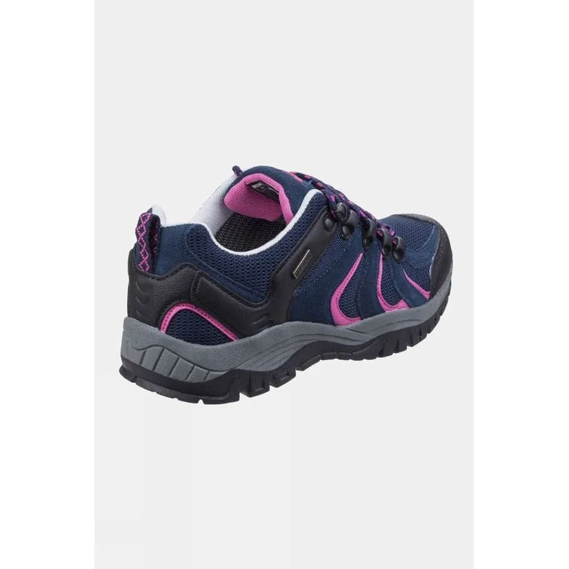 Cotswold Womens Walking Shoe Stowell Low Blue