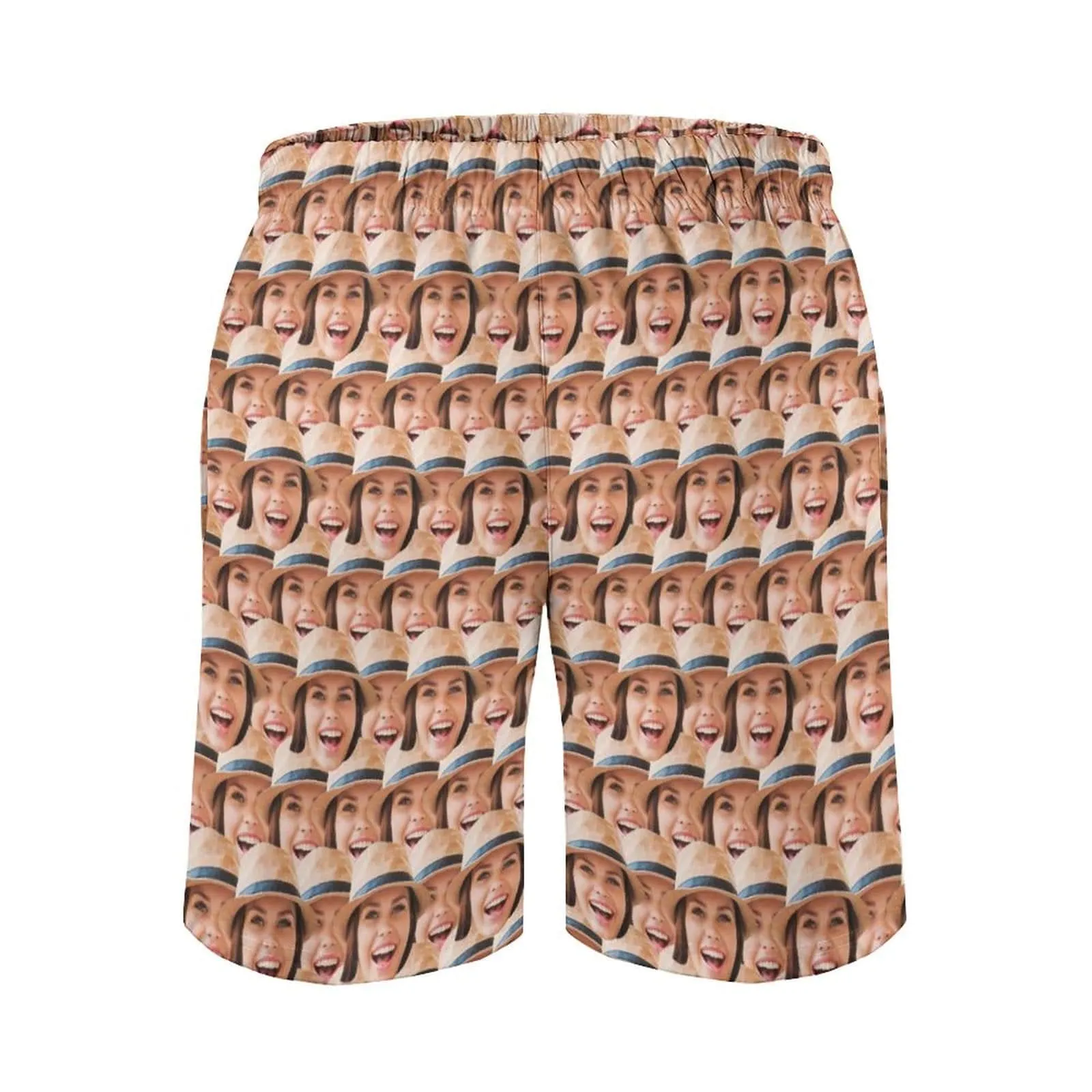 Custom Face Boyfriend/Husband Men's Quick-drying Beach Shorts Personalized Men's Casual Shorts