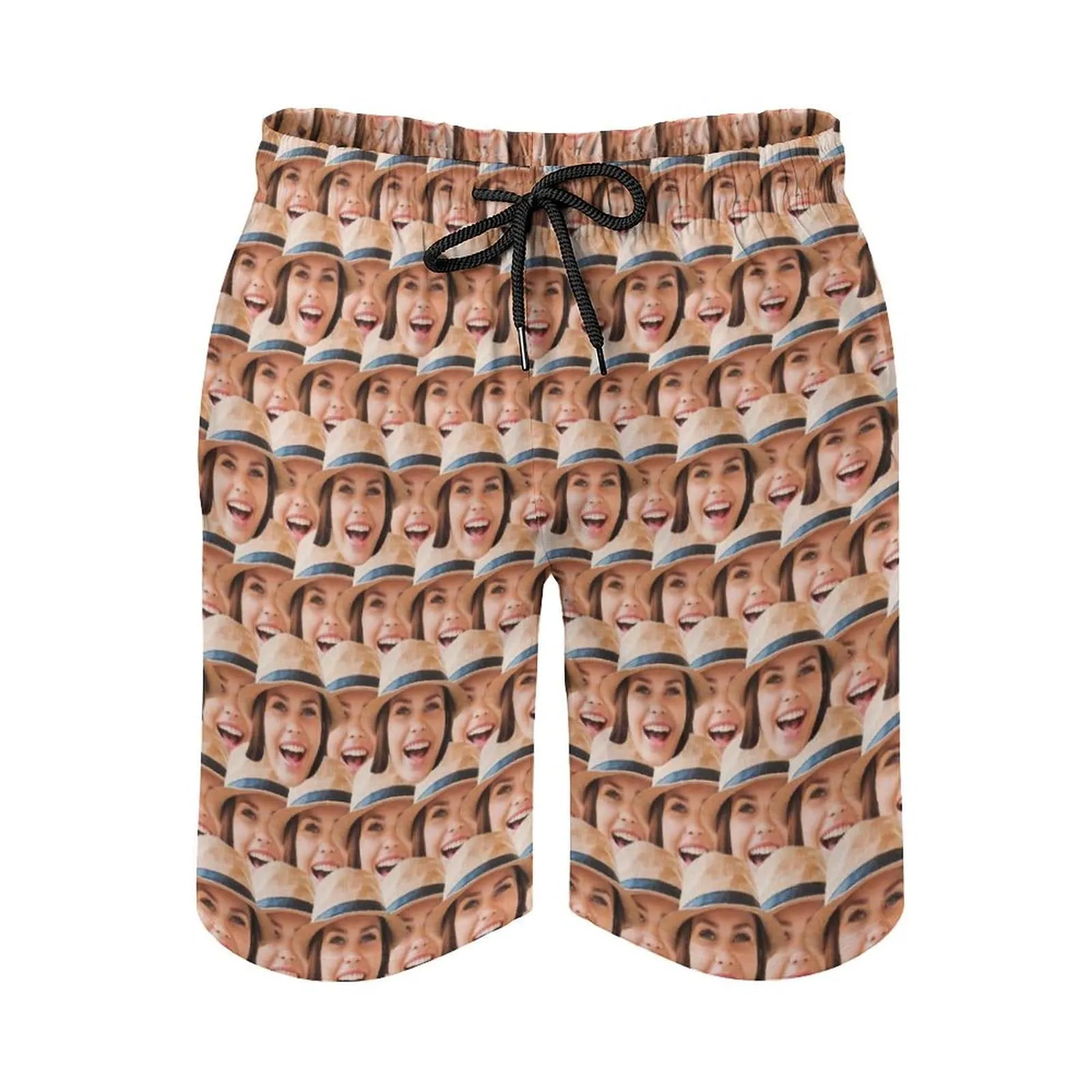 Custom Face Boyfriend/Husband Men's Quick-drying Beach Shorts Personalized Men's Casual Shorts