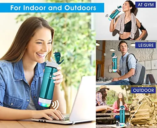 HANDYSPRING Smart Water Bottle with Reminder To Drink Water Lights And Sound