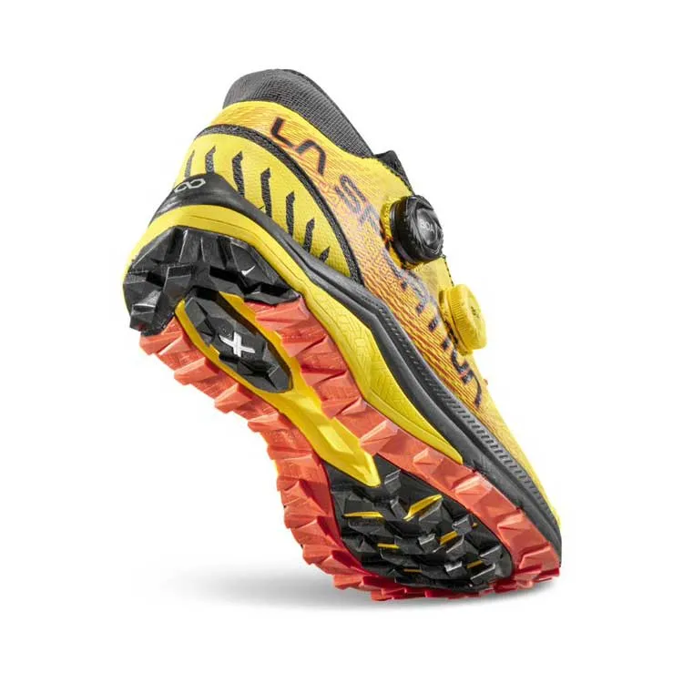 La Sportiva Jackal II Boa Mens Trail Running Shoe - Yellow/Black