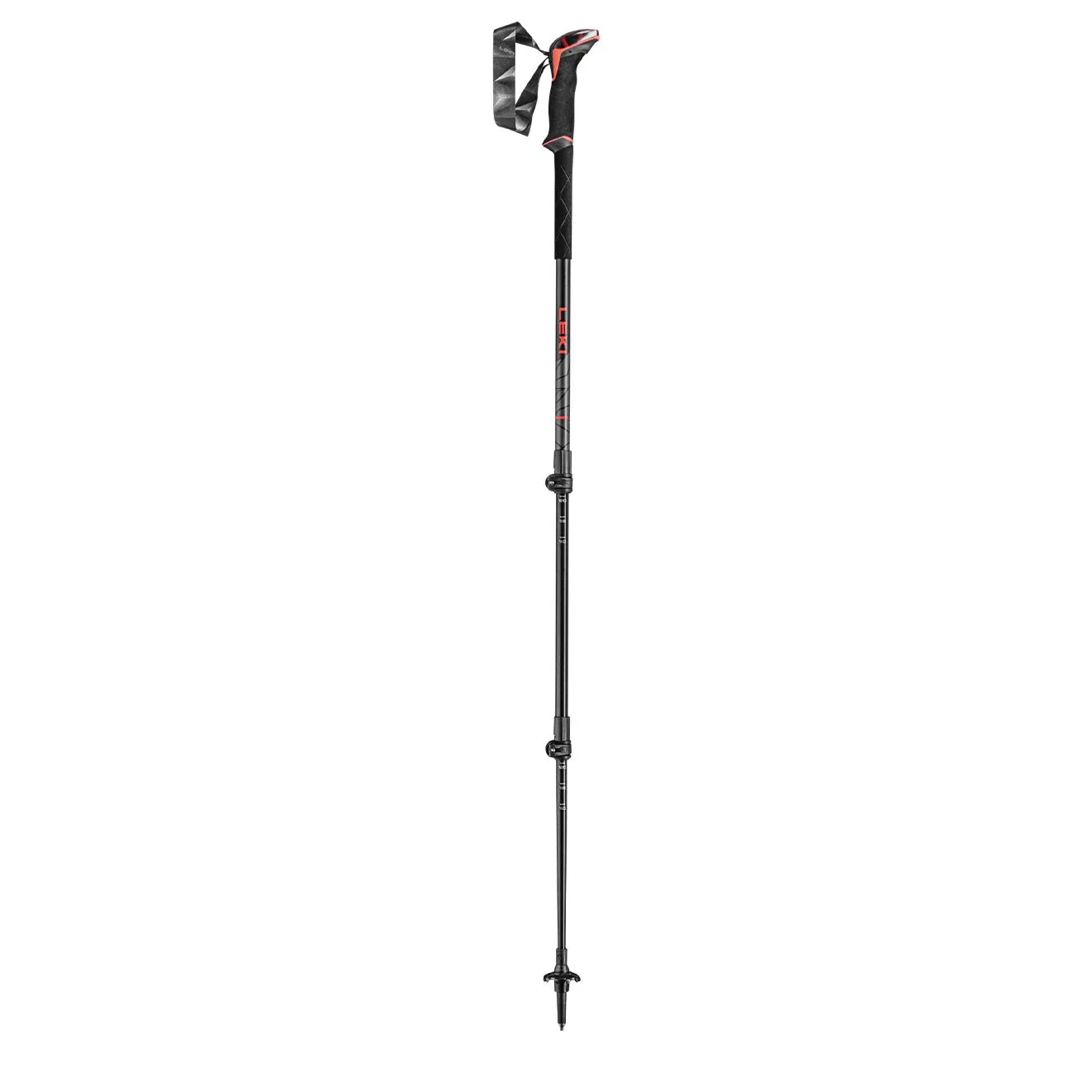 Leki Poles Makalu Bright Red / Black / Dark Anthracite