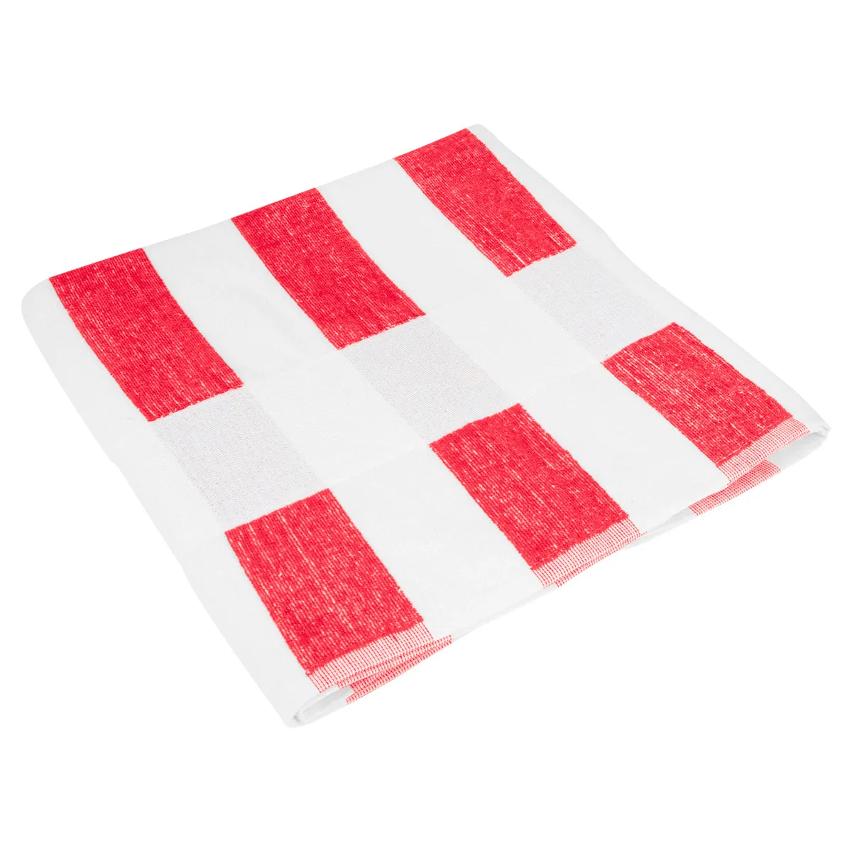 Seaside Beach Towel, We with Red Stripes