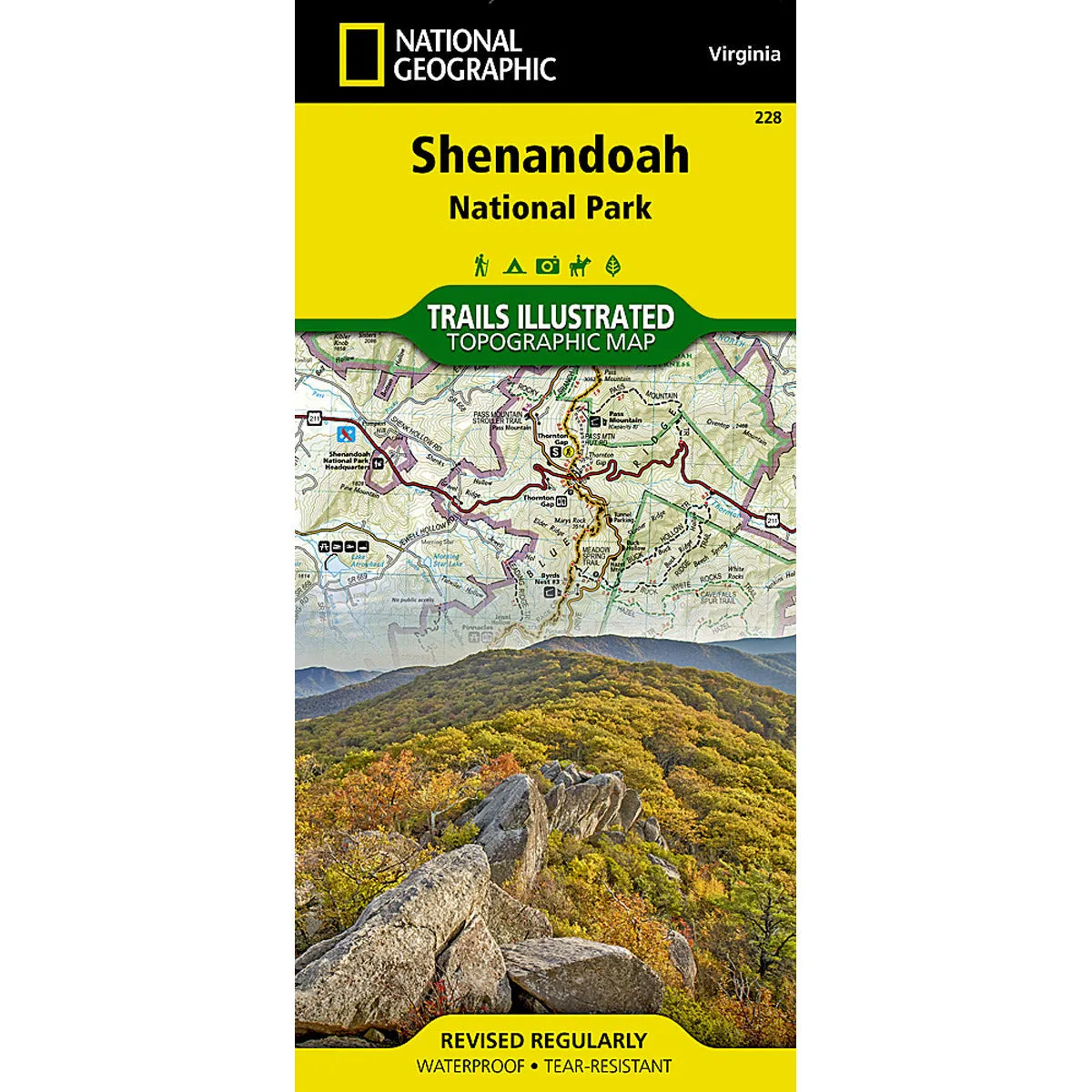 Shenandoah National Park Map