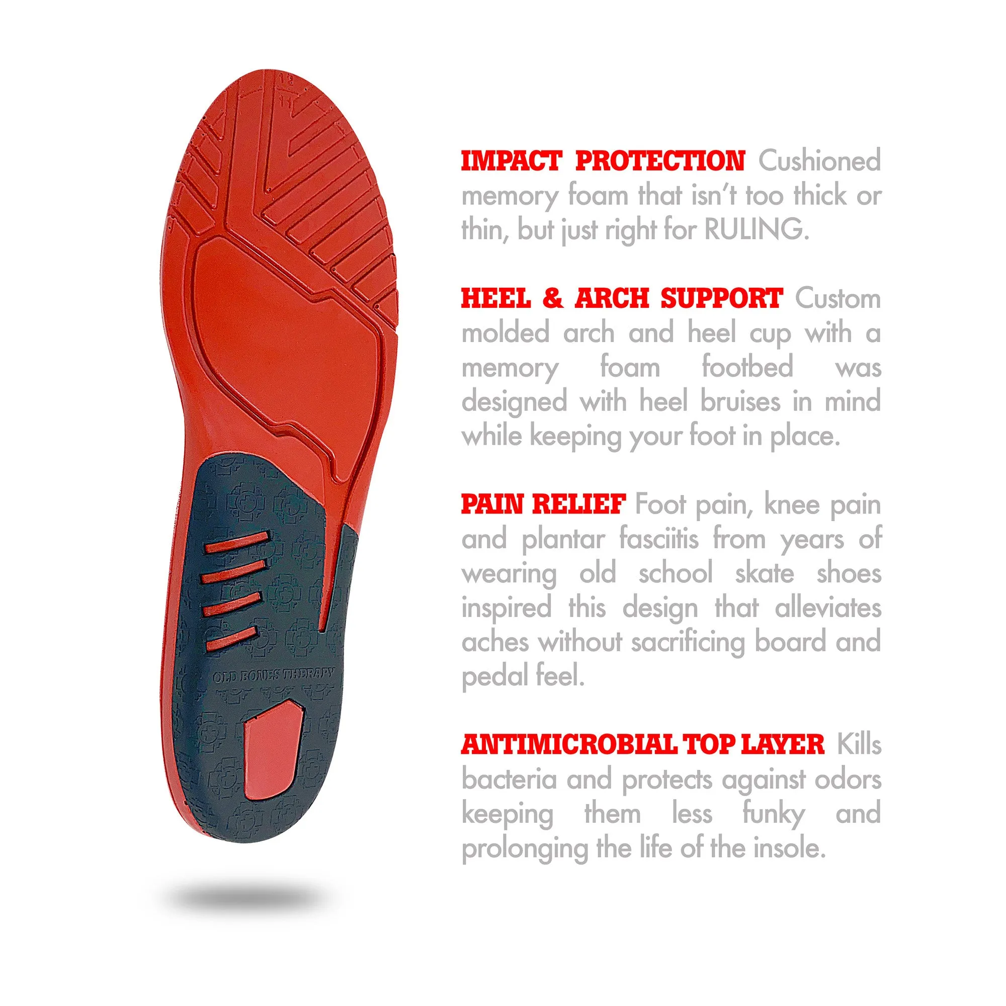 Shock Absorbing Foot Insoles