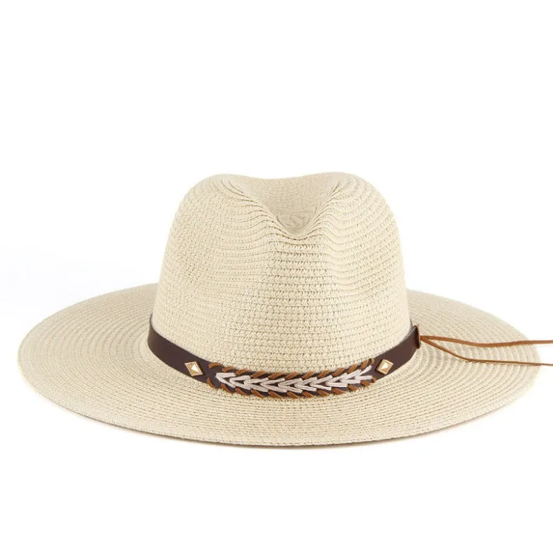 Spring and summer men and women hats travel beach hats outdoor travel sun protection sun hats fashion casual sun hats