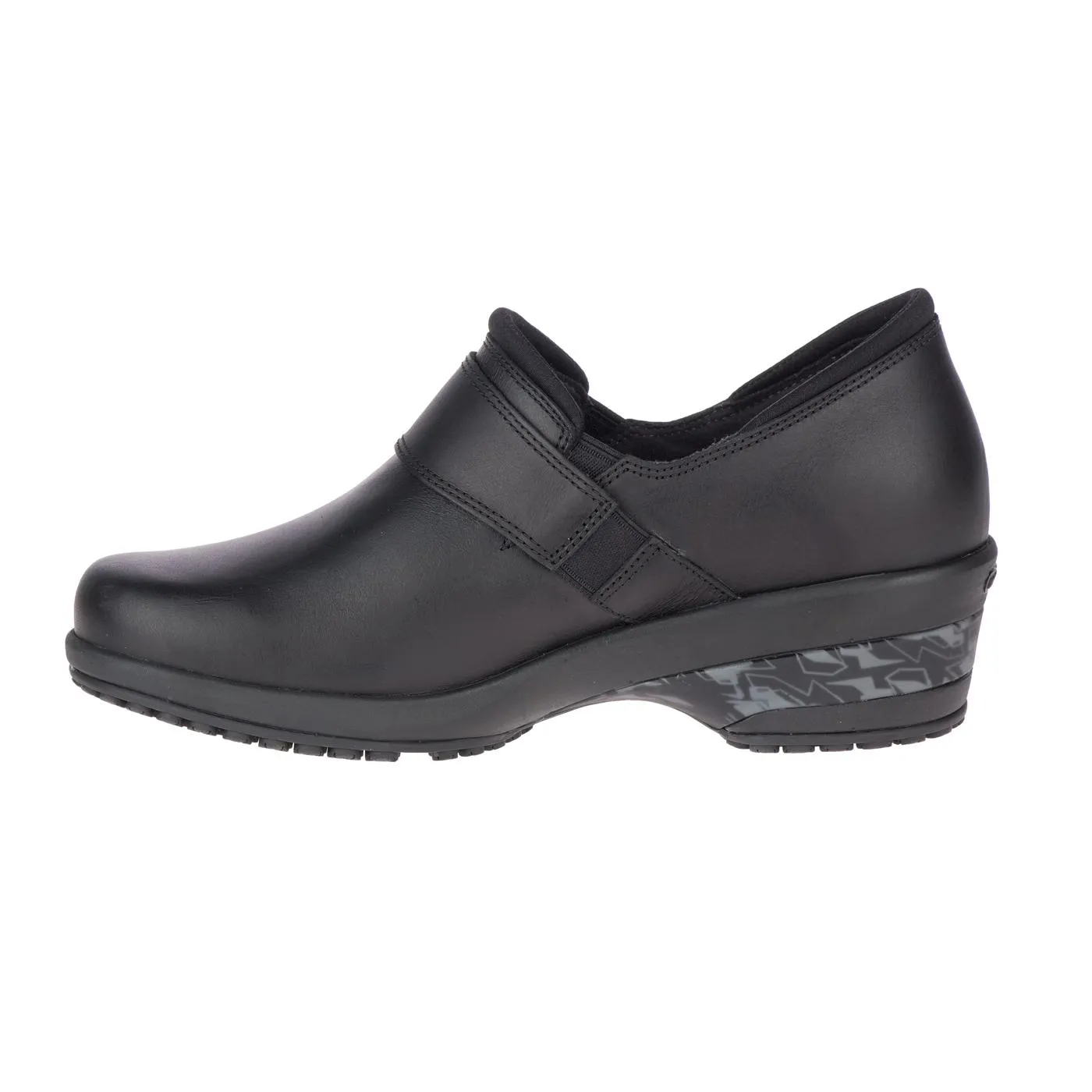 Valetta Slide Ac  Pro Women's Slip Resistant Shoes Shoes Black/Castlerock