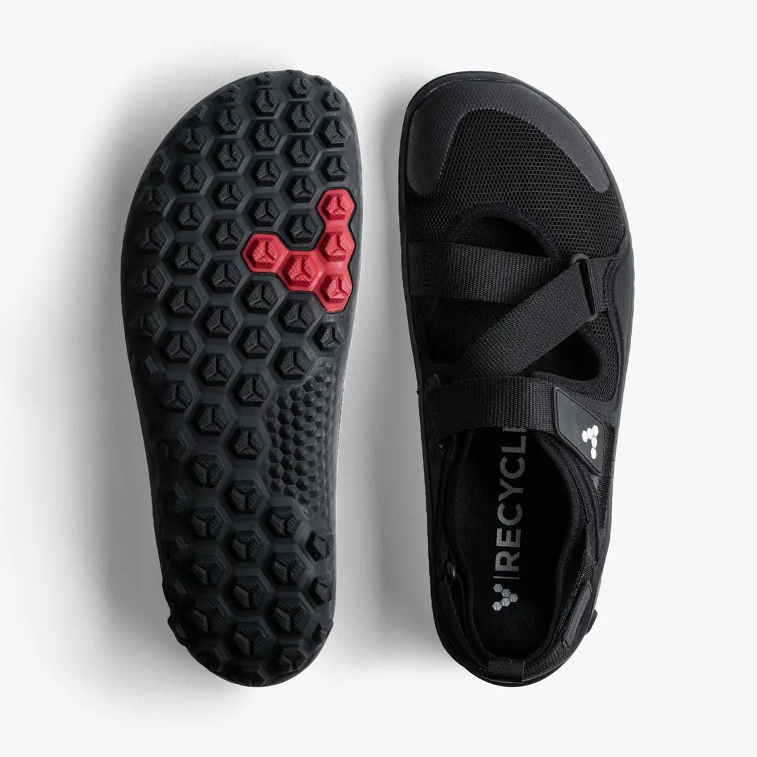 Vivobarefoot Tracker Sandal Mens Obsidian